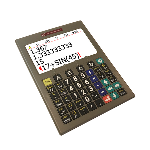 SciPlus 3200 scientific calculator with large highcontrast characters